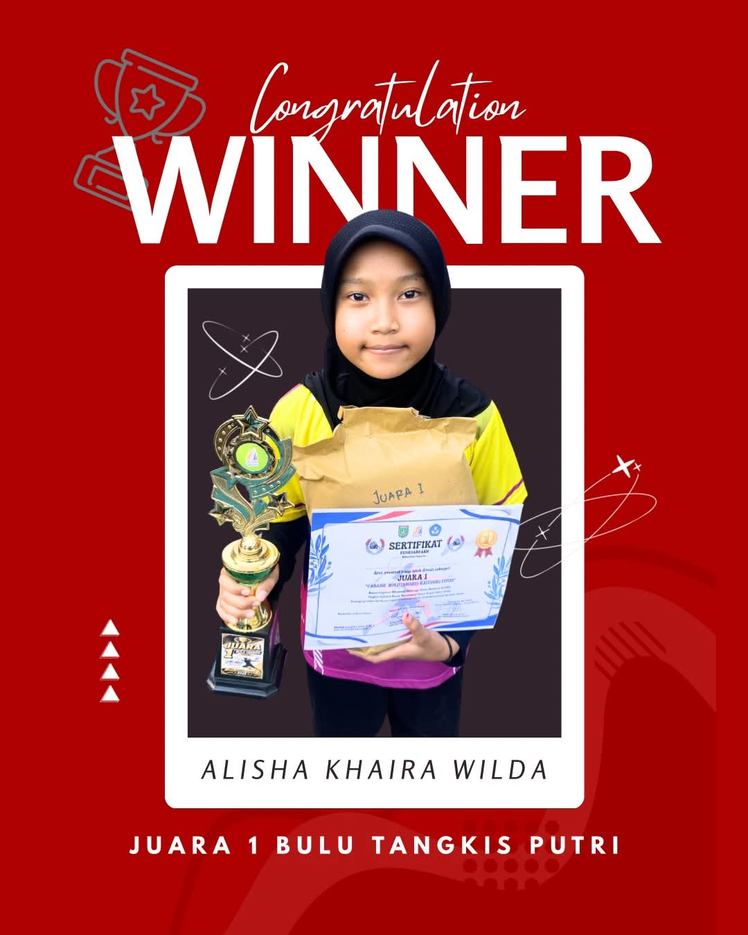 Lomba Bulu Tangkis Putri